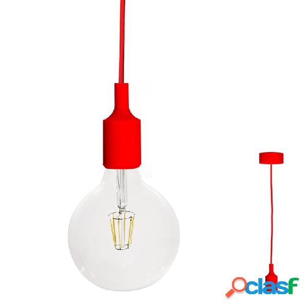 Lampada a sospensione Filotto Siliconico Rosso - Lampade a