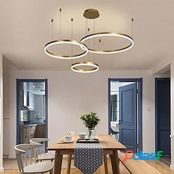Lampadario a 1 luce led 60w design cerchio / lampade a