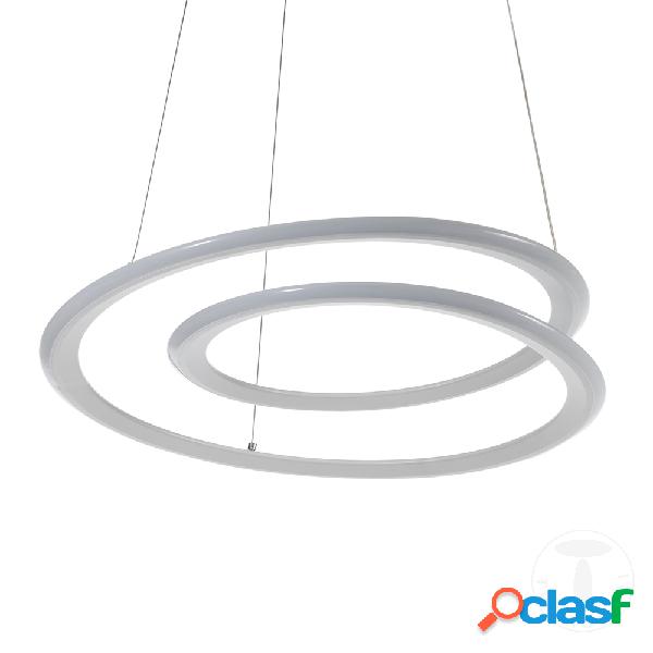 Lampadario design a sospensione a spirale luce a led cm Ø