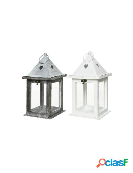 Lantern firwood washed roof 2col ass assorted