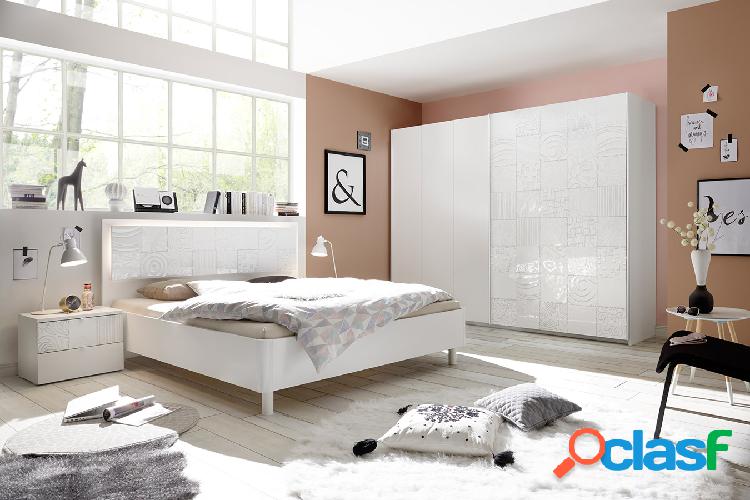 Leavel - Camera da letto moderna completa con decorazioni