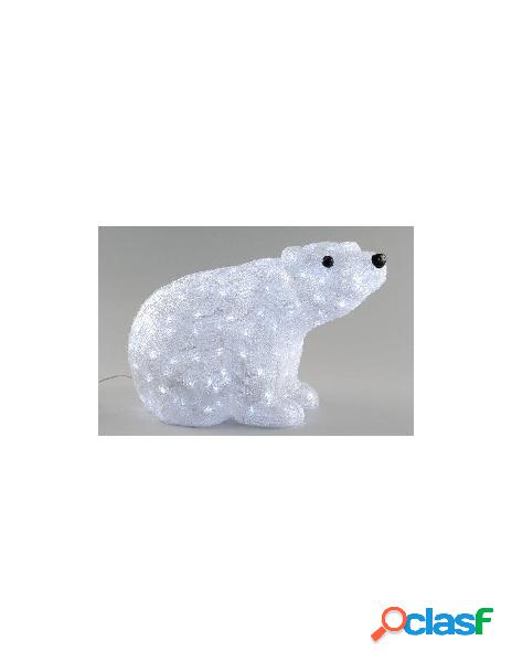 Led acrylic baby bear outdoor trasparente cable - ip44 trafo