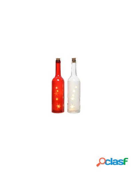 Led glass bottle 2clas ind bo, colour: warm white, size: