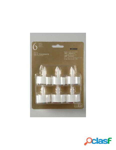 Led plastic tealights bo white/colour(s)