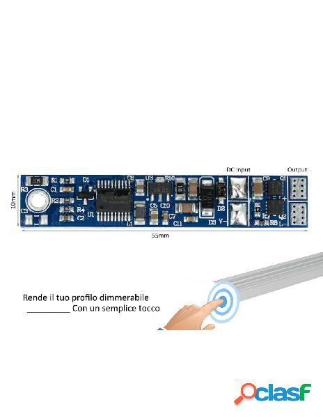 Ledlux - interruttore led dimmer sensore touch tocca
