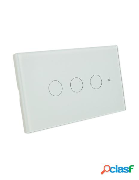 Ledlux - interruttore wifi da parete pannello touch 3 tasti