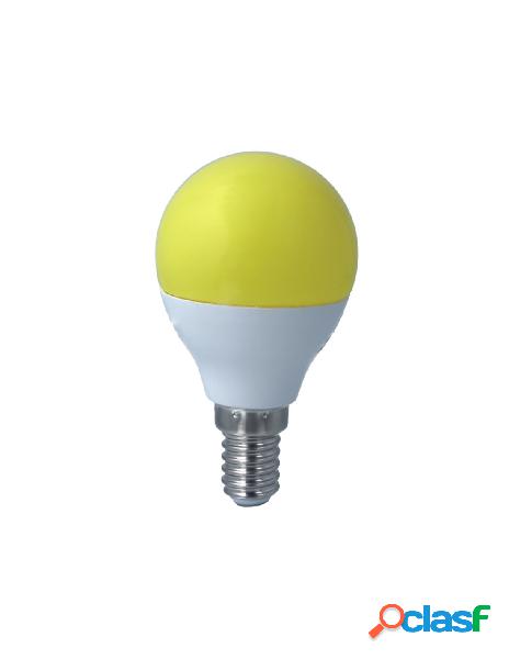 Ledlux - lampada a led e14 g45 4w 220v colore yellow giallo