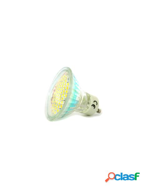Ledlux - lampada faretto led gu10 4w 40w 220v bianco freddo