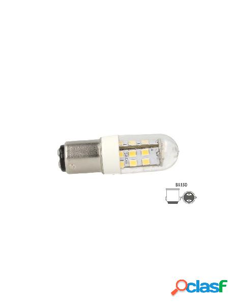 Ledlux - lampada led barca ba15d bianco neutro 12v 24v 4w