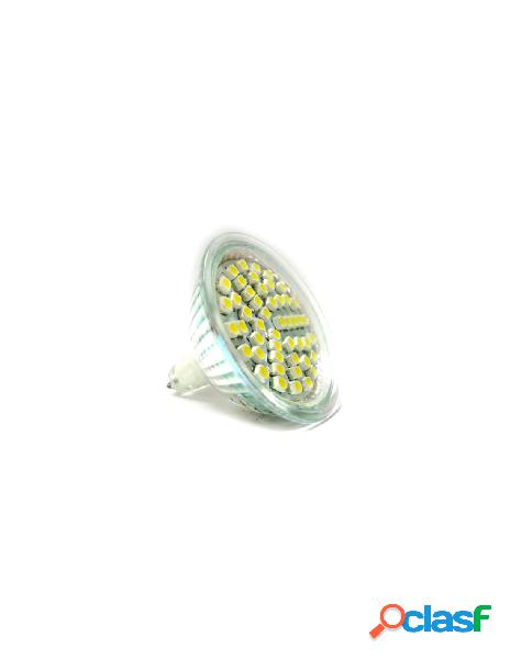 Ledlux - lampada led dicroica mr16 4w 48 smd 12v bianco