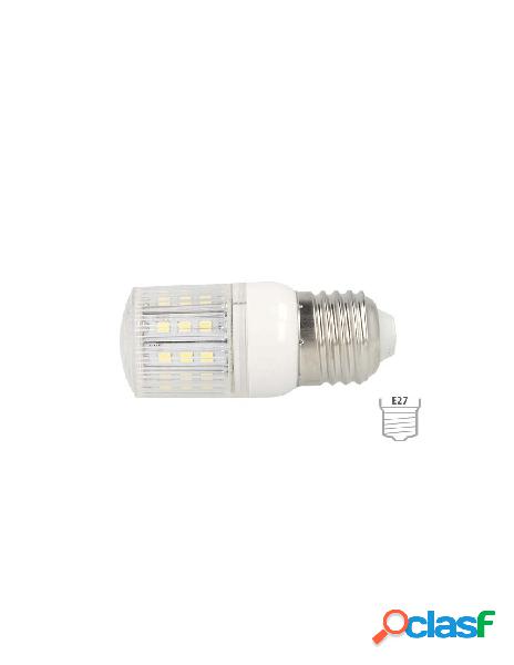 Ledlux - lampada led e27 4w 220v 27 smd 5050 bianco freddo