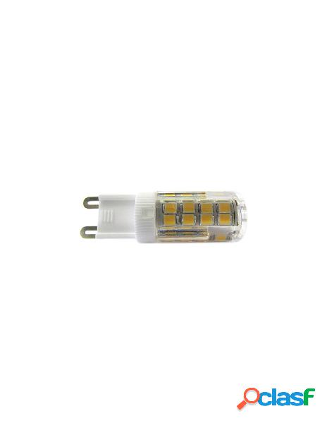 Ledlux - lampada led g9 220v 5w50w bianco caldo 360 gradi 51