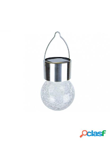 Ledlux - lampada solare da appendere forma palla globo