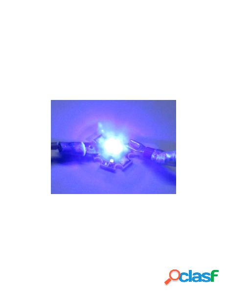 Ledlux - power led 1w colore blue 3,0-3,4v dc 350ma 20 lumen