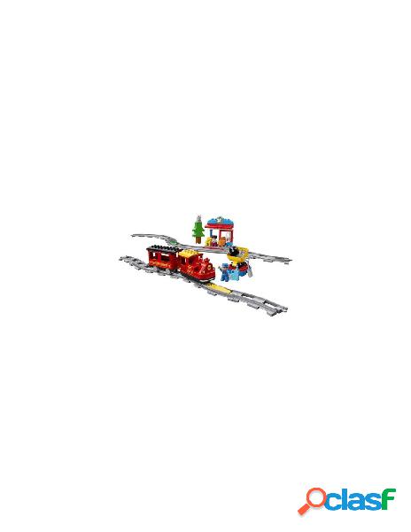 Lego - costruzioni lego 10874 duplo town treno a vapore