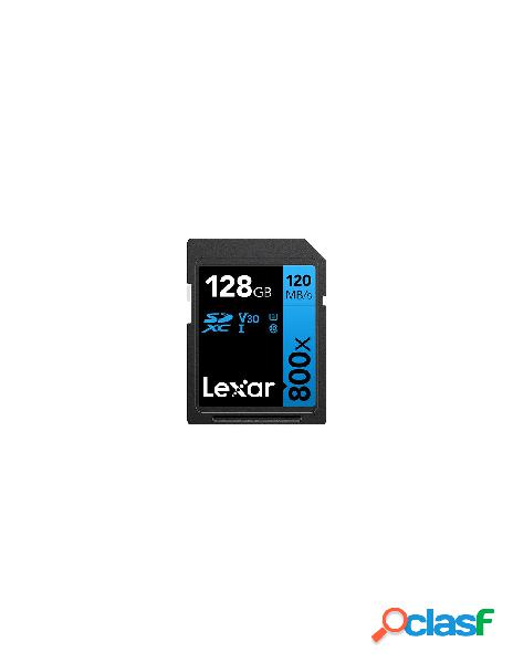 Lexar - scheda di memoria lexar lsd0800128g bnnng blue