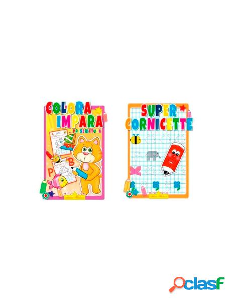 Libri da colorare assortiti didattica - confezione da 24