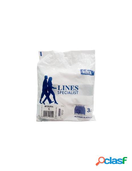 Lines specialist mutande elastiche mis.xl 3pz