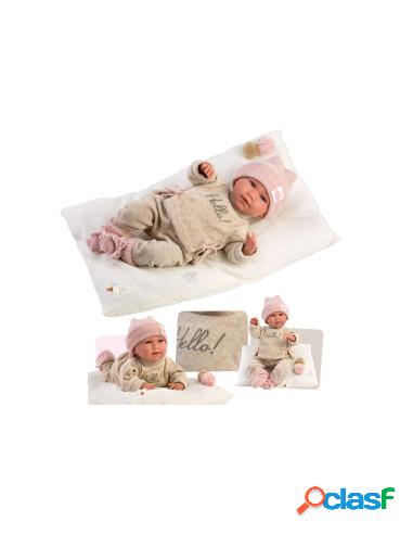 Llorens - Reborn Bebe Mimi Corpo Mobido E Coperta 42 Cm