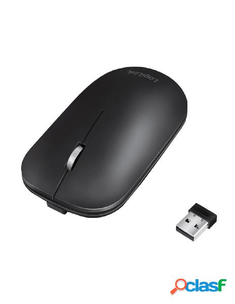 Logilink - mouse wireless 2.4 ghz 1000dpi nero