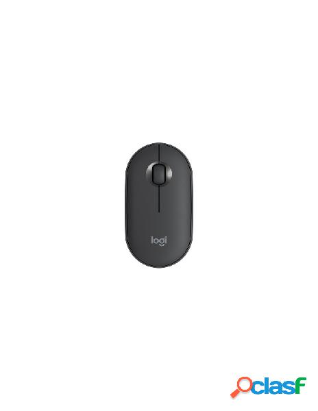 Logitech - logitech pebble mouse wireless bluetooth