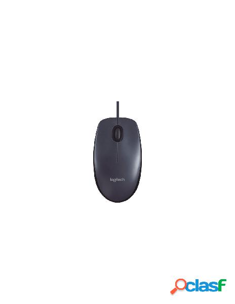 Logitech - mouse logitech 910 005003 m series m100 wired