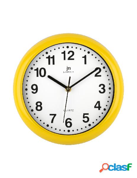 Lowell - orologio da parete lowell justaminute giallo d. 25