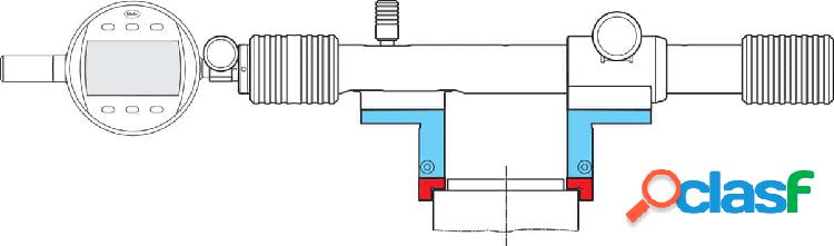 MAHR - Coppia di morsetti di misura con foro