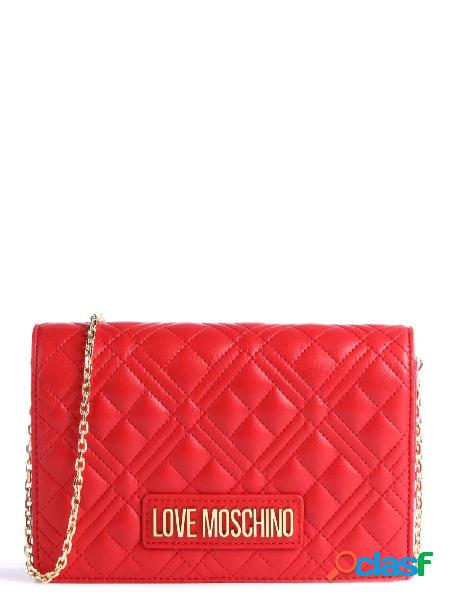 MOSCHINO LOVE Borsa a tracolla trapuntata ROSSO