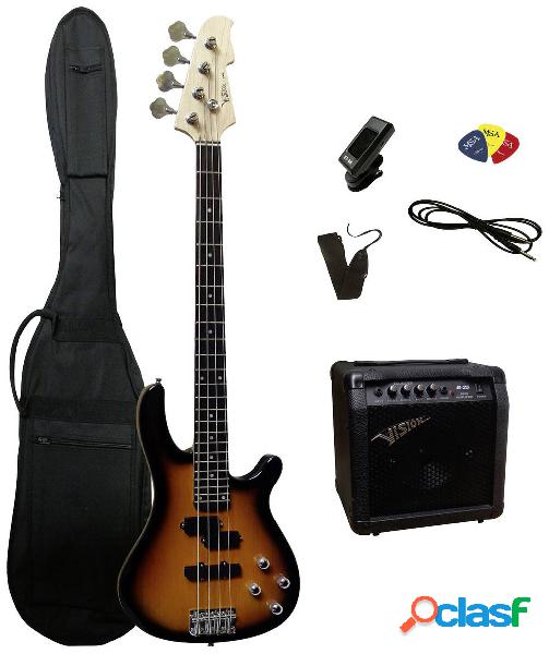 MSA Musikinstrumente JB 8 SB Set B 25 Basso elettrico Legno