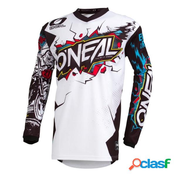 Maglia Ciclismo O'Neal Element Villain Jr (Colore: White,