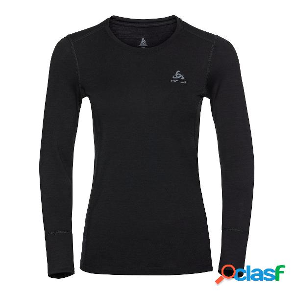 Maglia Odlo Natural Merino Warm (Colore: black-black,