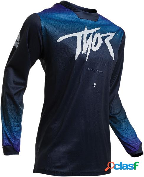 Maglia cross donna Thor Pulse FADER S20W Blu notte