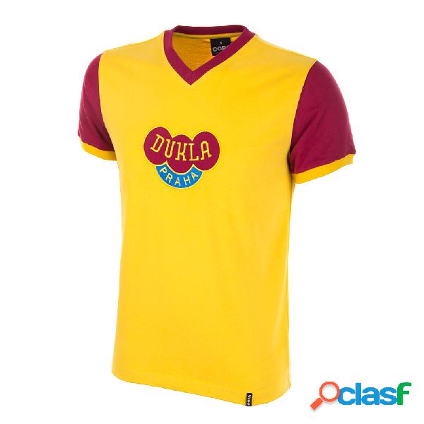 Maglia vintage Dukla Praga gialla