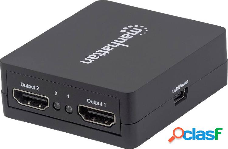 Manhattan 207652 2 Porte Distributore, splitter HDMI 1920 x