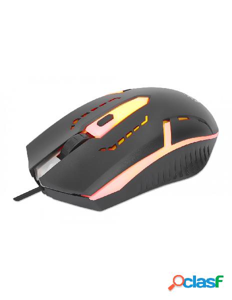 Manhattan - mouse ottico gaming usb 1500dpi