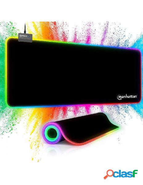 Manhattan - tappetino mouse gaming xxl illuminazione led