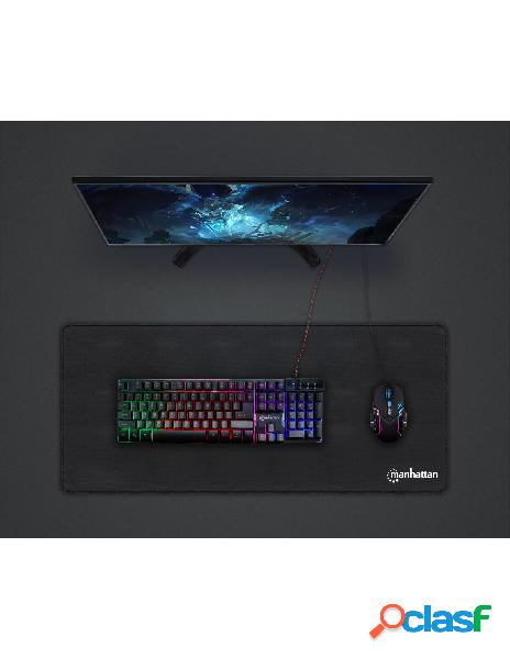 Manhattan - tappetino mouse gaming xxl standard nero