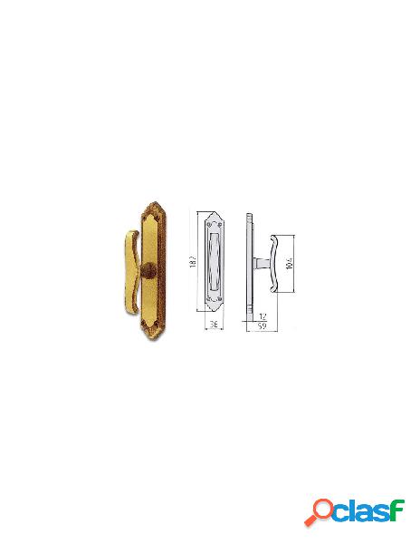Maniglia finestra ghidini 44394406006 lady ottone fumè