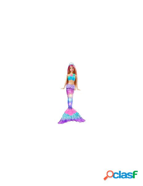 Mattel - bambola mattel hdj36 barbie sirena luci