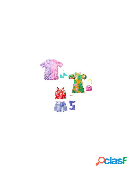 Mattel - vestitini bambola mattel gwd96 barbie look