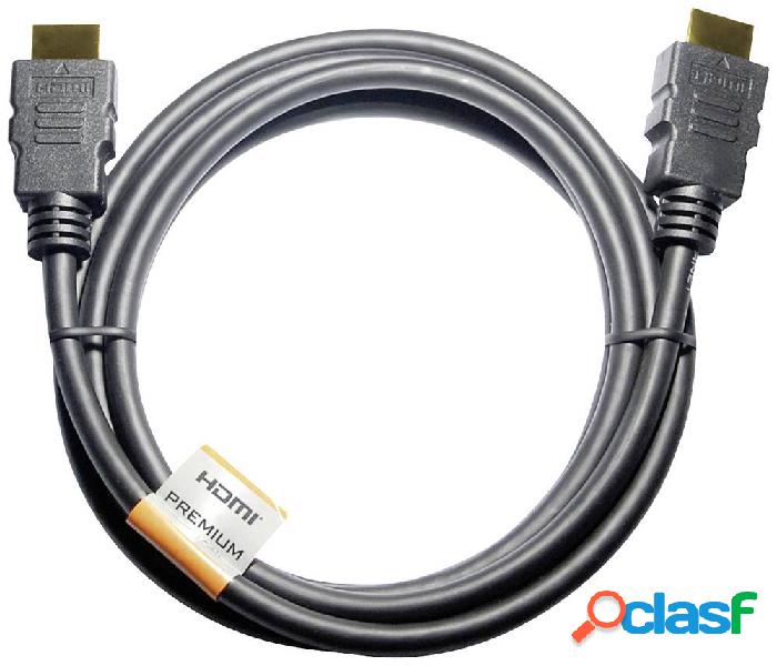 Maxtrack HDMI AV Cavo [1x HDMI® - 1x HDMI®] 1.0 m Nero