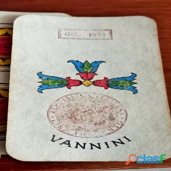 Mazzo carte gioco antiche VANNINI Firenze 1966 , tipo