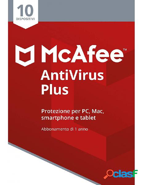 Mcafee - software mc afee antivirus plus 10 licenze