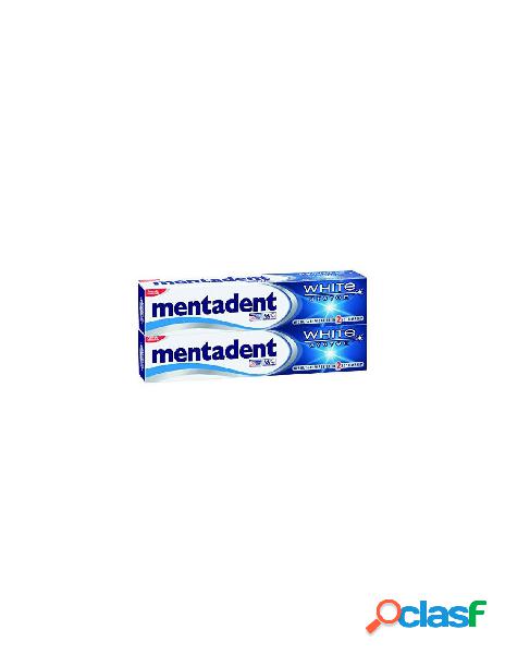 Mentadent bipack white system dentifricio 2x75ml