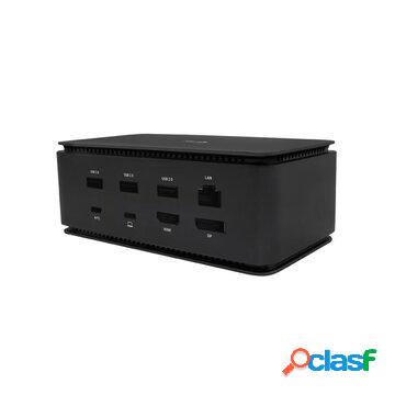 Metal usb4 docking station dual 4k hdmi dp with power