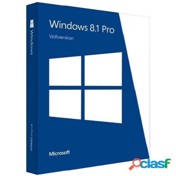 Microsoft Windows 8.1 Professional 32/64 Bit - Product Key