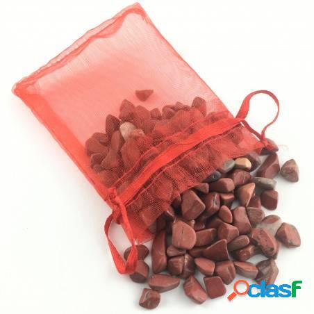 Minerali sacchetto 50 grammi di diaspro rosso