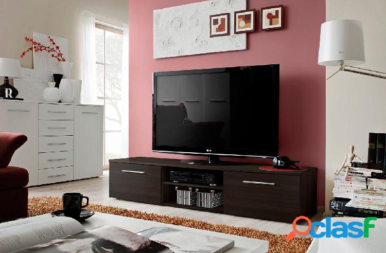 Mobile soggiorno porta tv design moderno wengè o rovere -