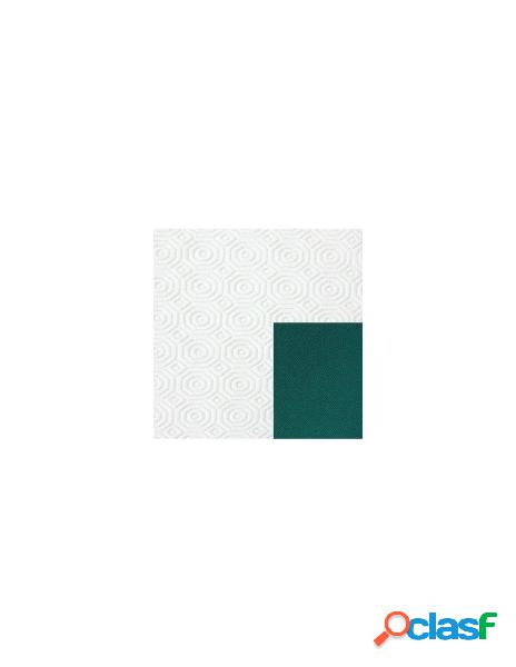 Mollettone tavola & co. p131001 bianco e verde